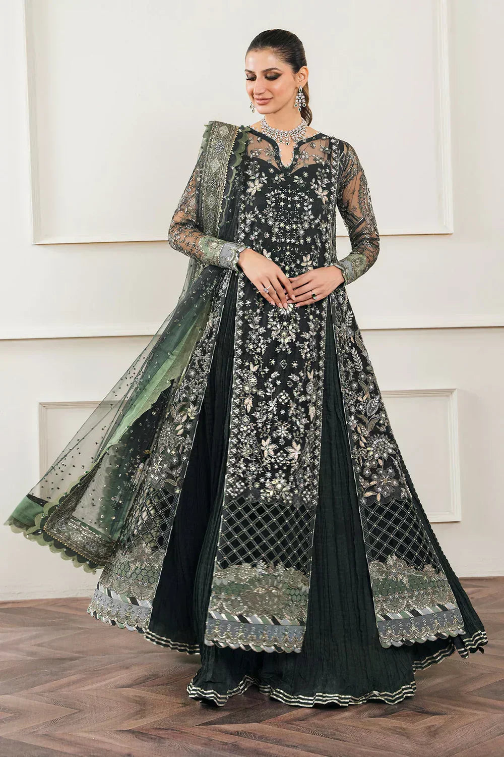 Baroque | Chantelle Embroidered Collection | CH12-05 - by - Libasekhas UK - Registered Vendor of : Baroque - 100% Original Designer Dresss