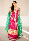 Layla Chatoor | Luxury Pret | Fuchsia Angrakha - by Libasekhas UK - Registered Vendor of : Layla Chatoor - 100% Original Designer Dress