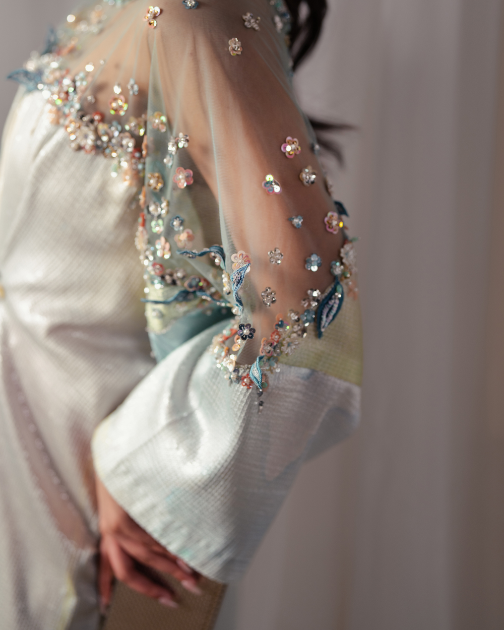 Vasal | Zyra Luxe Pret 26 | Ocean Lux - by Libasekhas UK - Registered Vendor of : Vasal - 100% Original Designer Dress