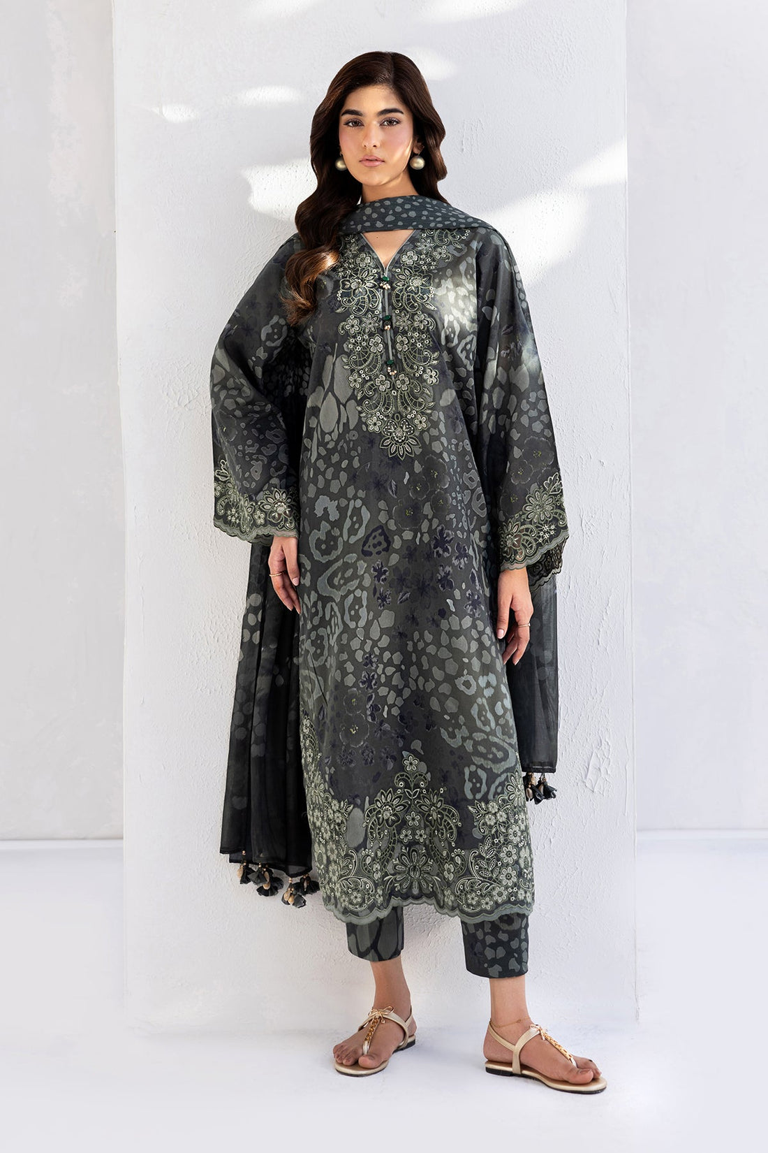 Baroque | Luxury Summer Pret | UF-4454 - by Libasekhas UK - Registered Vendor of : Baroque - 100% Original Designer Dress