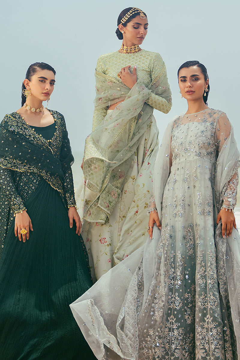 Cross Stitch | Wedding Collection 24 | SAFFRON CHARM - by - Libasekhas UK - Registered Vendor of : Cross Stitch - 100% Original Designer Dresss