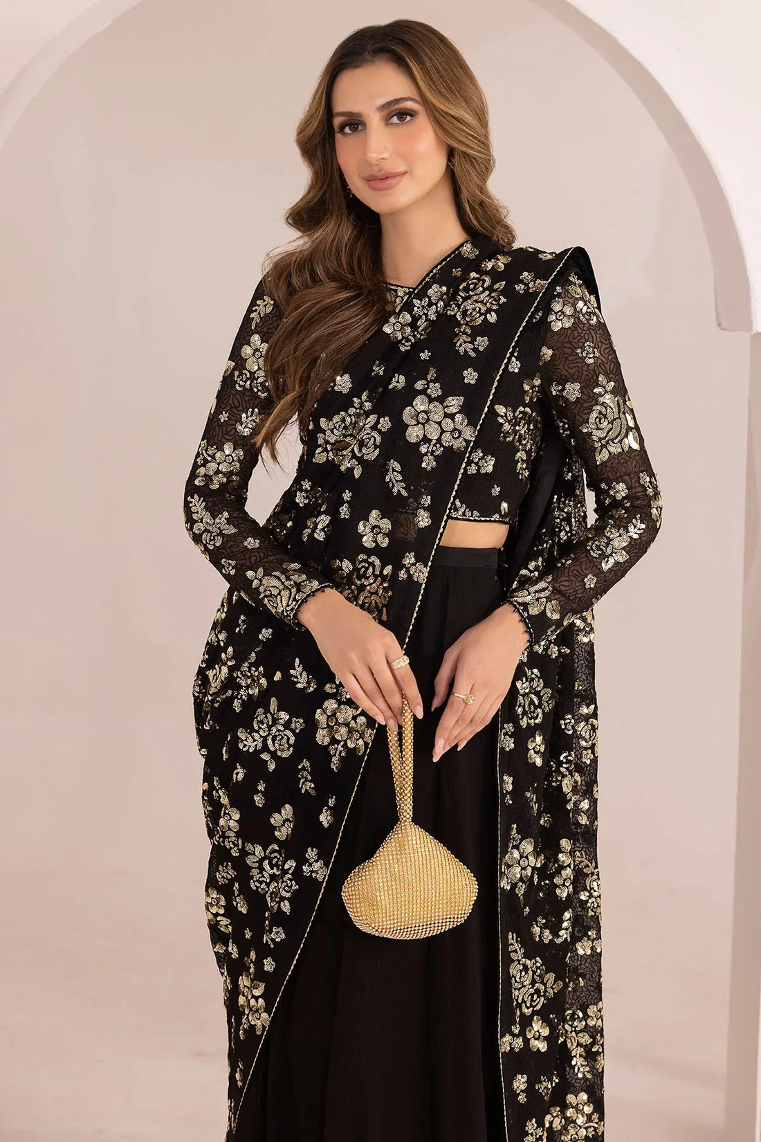 Jazmin | Formals Collection | EMBROIDERED CHIFFON UC-3021 - by - Libasekhas UK - Registered Vendor of : Jazmin - 100% Original Designer Dresss