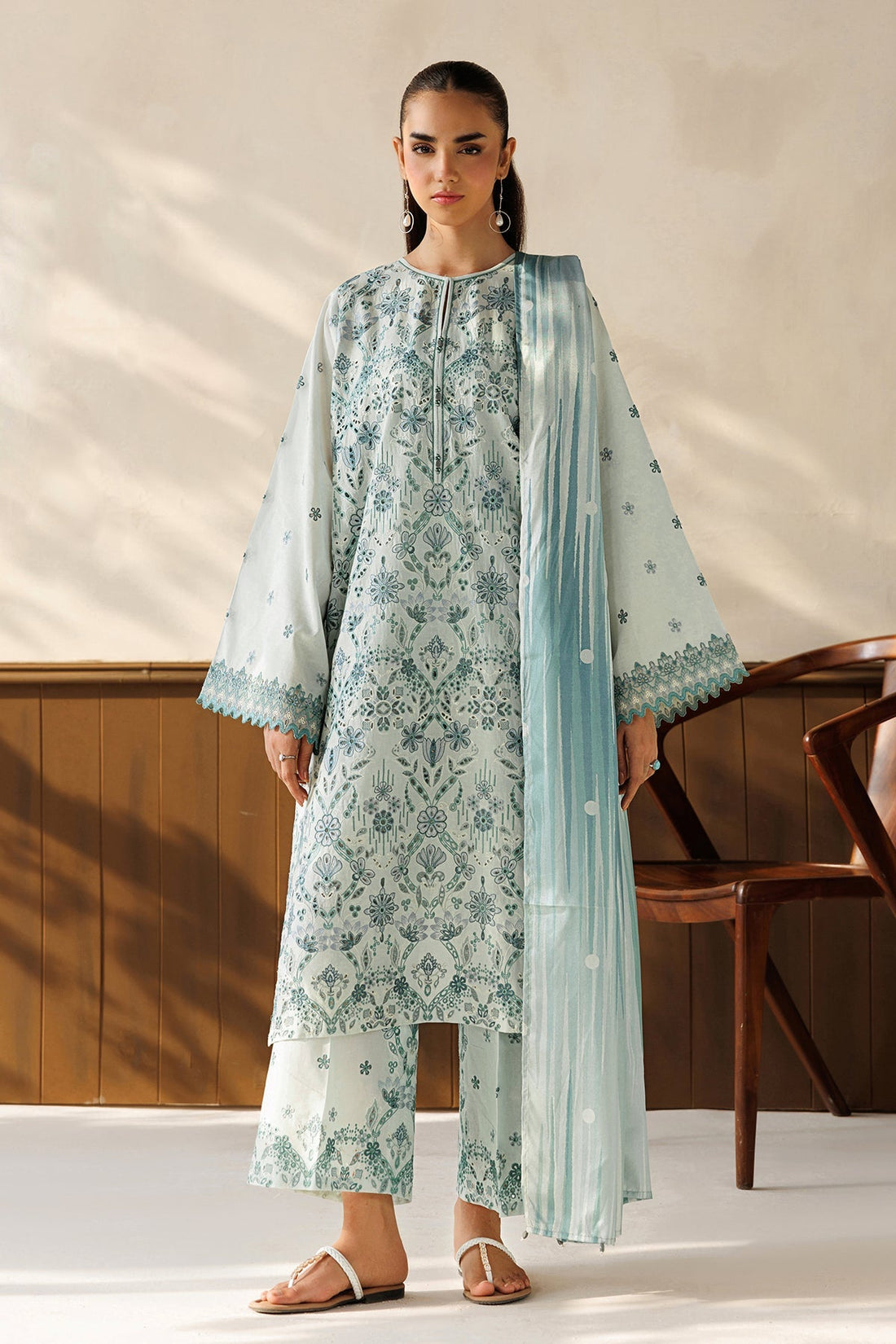 Baroque | Luxury Summer Pret | UF-4503 - by Libasekhas UK - Registered Vendor of : Baroque - 100% Original Designer Dress