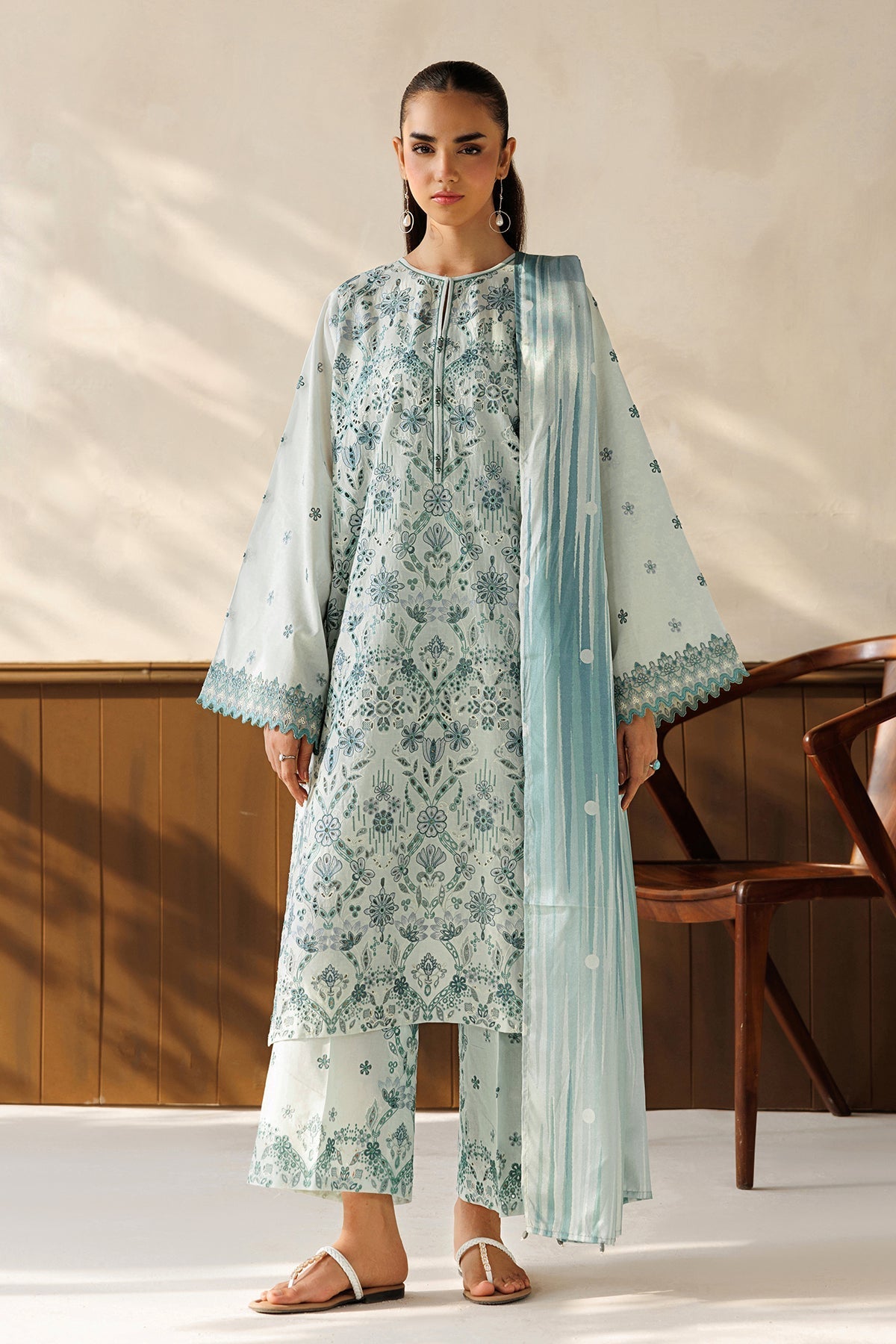 Baroque | Luxury Summer Pret | UF-4503 - by Libasekhas UK - Registered Vendor of : Baroque - 100% Original Designer Dress