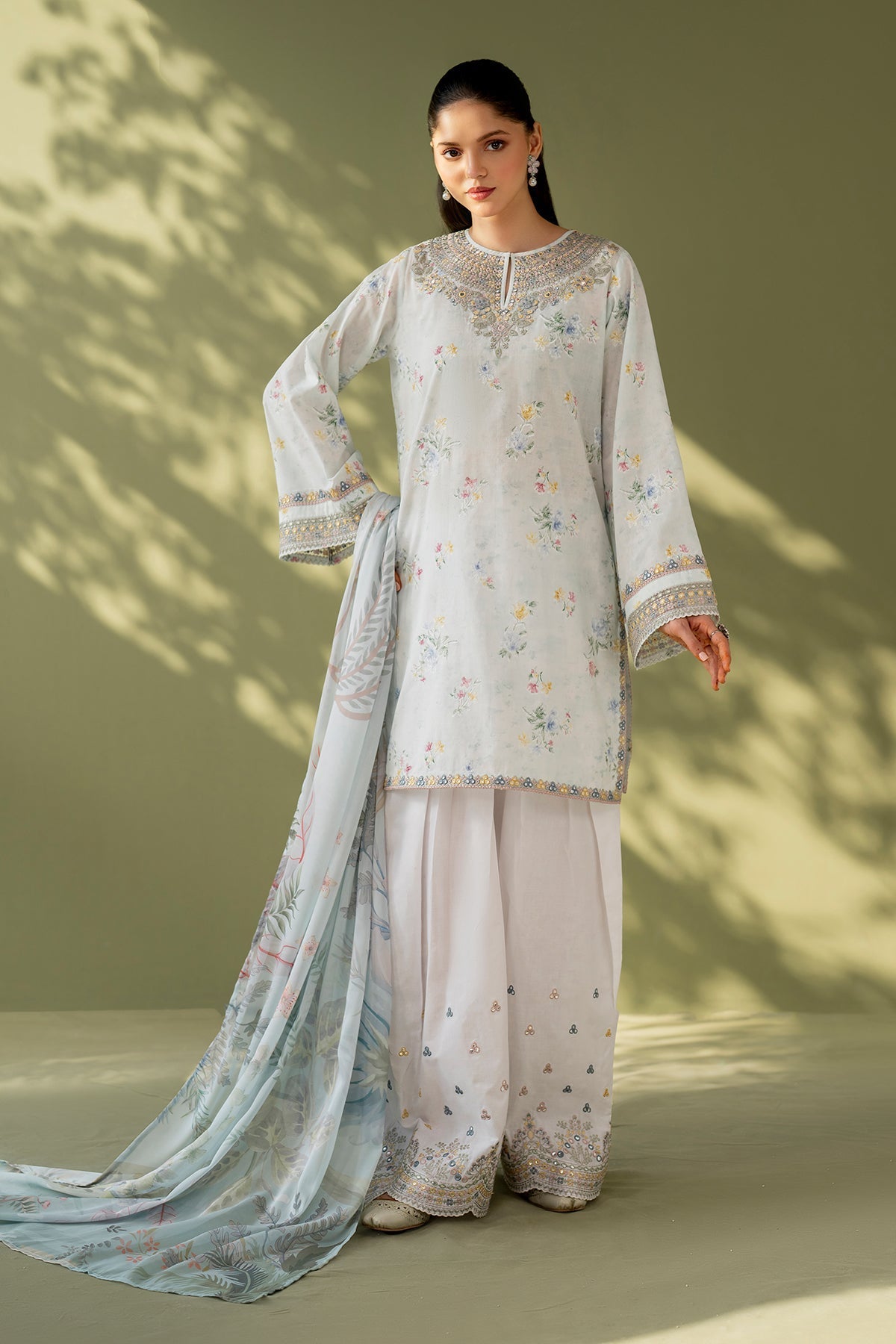 Baroque | Eid Printique | EMBROIDERED PRINTED LAWN UF-4170 - by - Libasekhas UK - Registered Vendor of : Baroque - 100% Original Designer Dresss