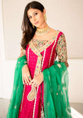 Layla Chatoor | Luxury Pret | Fuchsia Angrakha - by Libasekhas UK - Registered Vendor of : Layla Chatoor - 100% Original Designer Dress