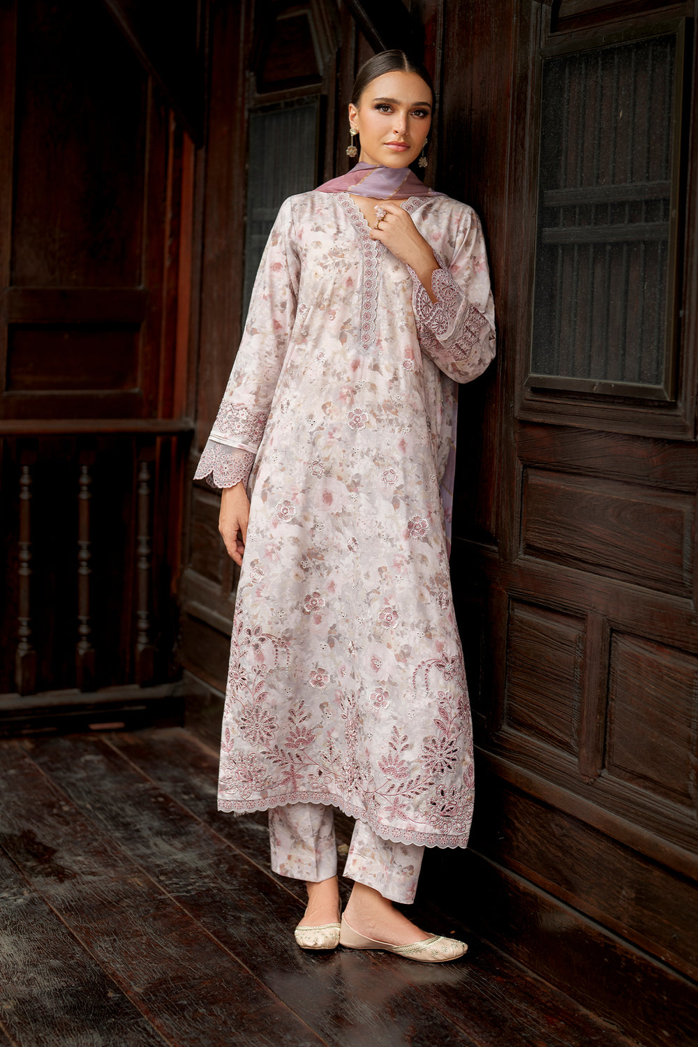 Baroque | Luxury Pret Summer | UF-4273 - by Libasekhas UK - Registered Vendor of : Baroque - 100% Original Designer Dress