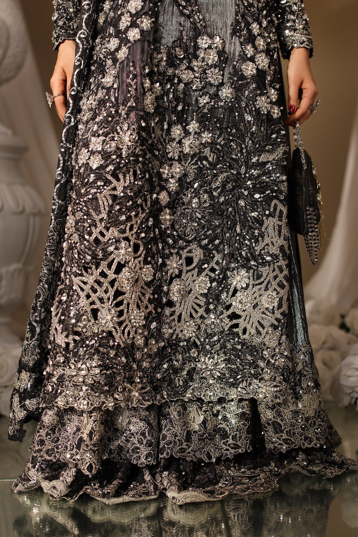 Musferah Saad | Casa Blance |Royal Eclipse - by Libasekhas UK - Registered Vendor of : Musferah Saad - 100% Original Designer Dress