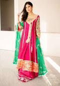 Layla Chatoor | Luxury Pret | Fuchsia Angrakha - by Libasekhas UK - Registered Vendor of : Layla Chatoor - 100% Original Designer Dress