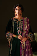 Iznik | Velvet 25 | IV-74 Embroidered Velvet - by Libasekhas UK - Registered Vendor of : Iznik - 100% Original Designer Dress