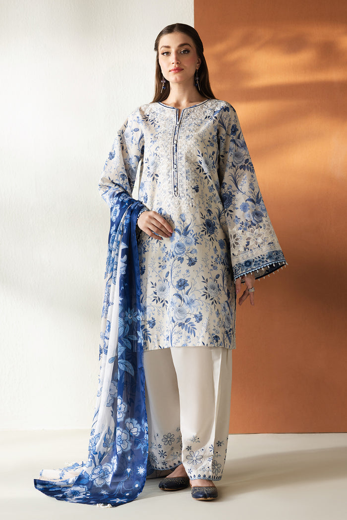 Baroque | Luxury Summer Pret | UF-4429 - by Libasekhas UK - Registered Vendor of : Baroque - 100% Original Designer Dress
