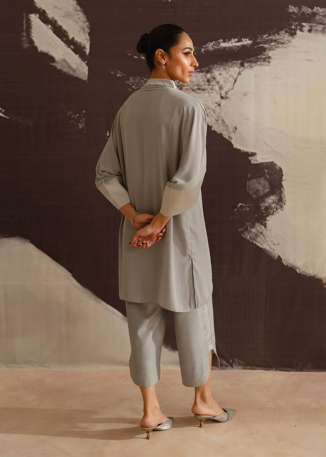 Mahgul | Eye of Cemal | Grey Jewel - by - Libasekhas UK - Registered Vendor of : Mahgul - 100% Original Designer Dresss