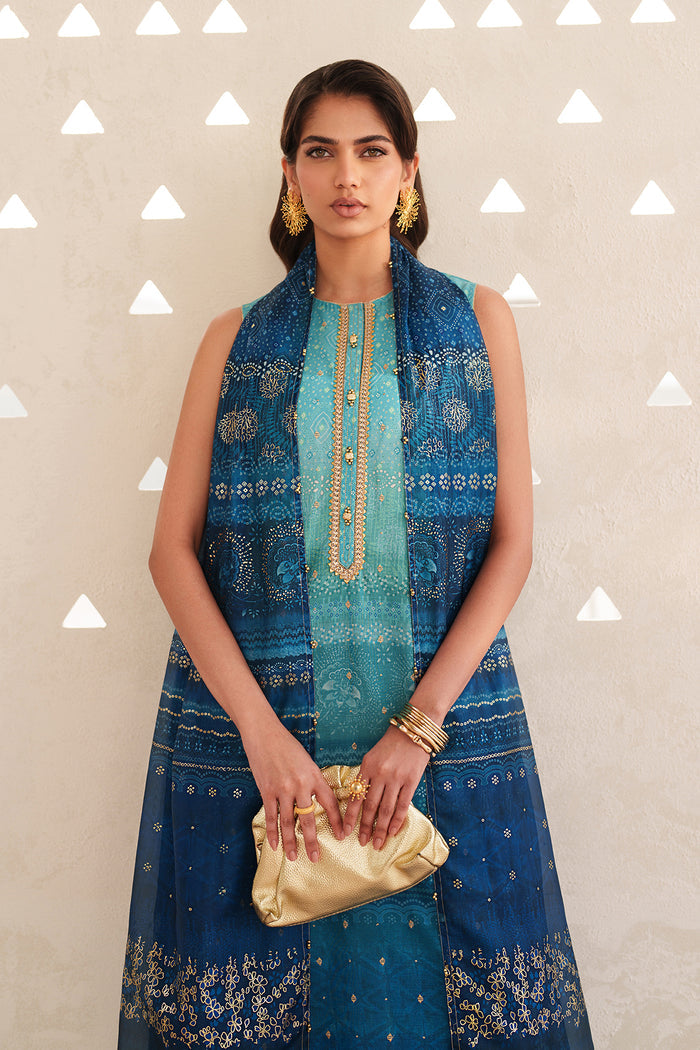 Baroque | Luxury Pret Summer | UF-4400 - by Libasekhas UK - Registered Vendor of : Baroque - 100% Original Designer Dress