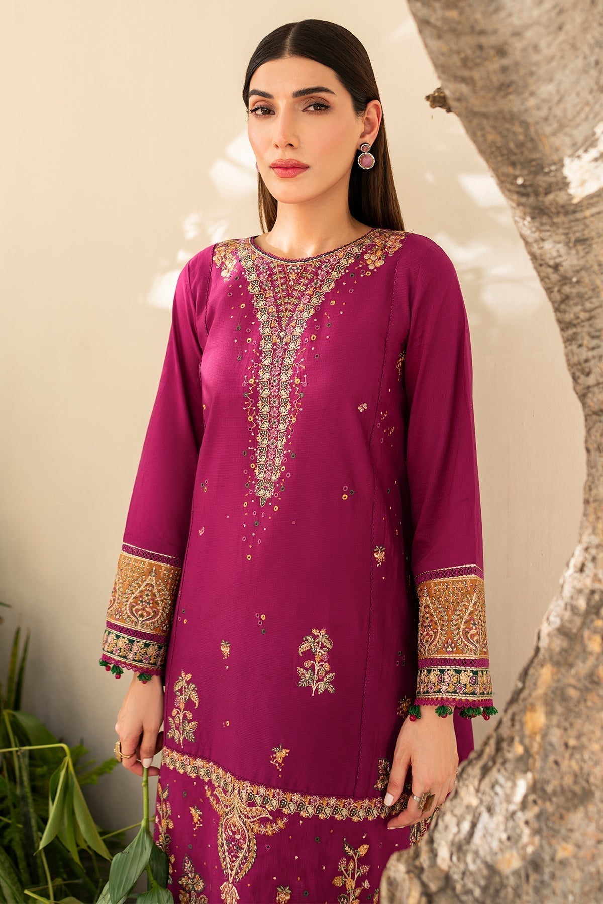 Jazmin | Irish Lawn SS 24 | D10 - by - Libasekhas UK - Registered Vendor of : Jazmin - 100% Original Designer Dresss