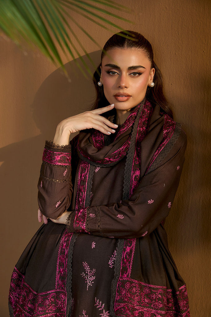 Sobia Nazir | Winter Shawl 25 | Design 7A - by Libasekhas UK - Registered Vendor of : Sobia Nazir - 100% Original Designer Dress