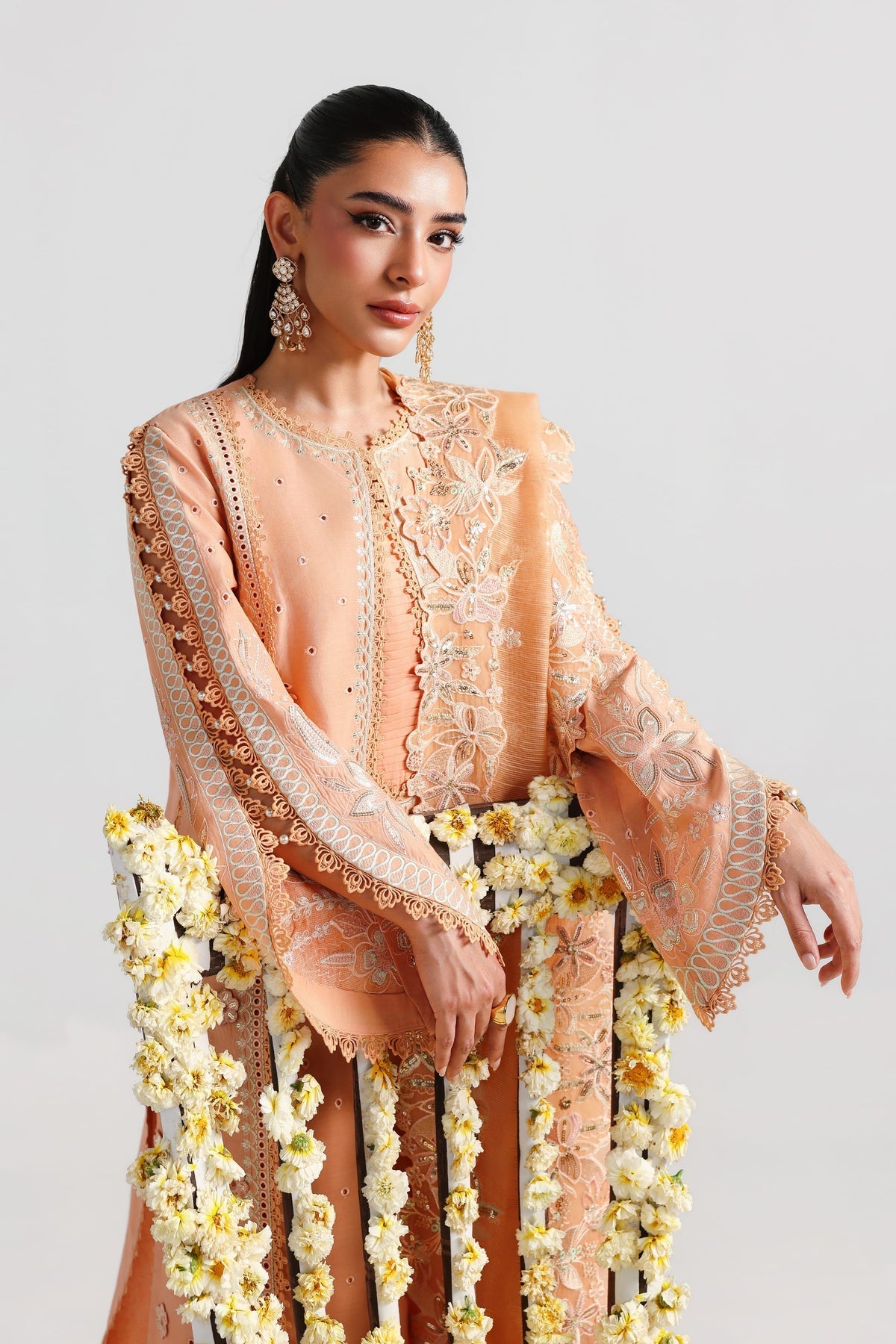 Akbar Aslam | Elan Luxury Lawn 26 | Ravina - by Libasekhas UK - Registered Vendor of : Akbar Aslam - 100% Original Designer Dress