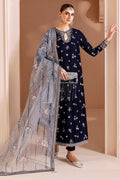 Jazmin | Chandni Velvet Formals 25 | Embroidered Velvet Formal CVF D-03 - by Libasekhas UK - Registered Vendor of : Jazmin - 100% Original Designer Dress