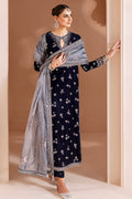 Jazmin | Chandni Velvet Formals 25 | Embroidered Velvet Formal CVF D-03 - by Libasekhas UK - Registered Vendor of : Jazmin - 100% Original Designer Dress