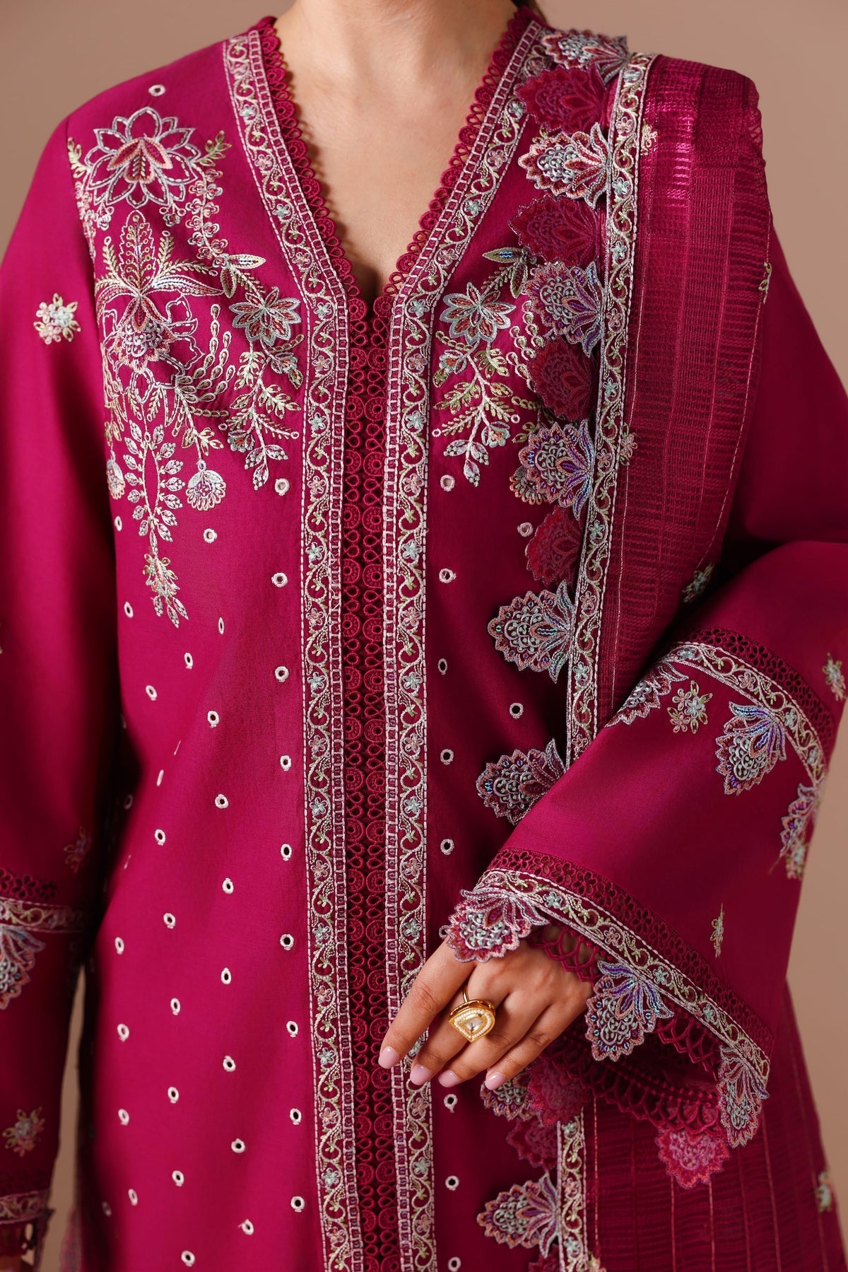 Akbar Aslam | Elan Luxury Lawn 26 | Marjaan - by Libasekhas UK - Registered Vendor of : Akbar Aslam - 100% Original Designer Dress