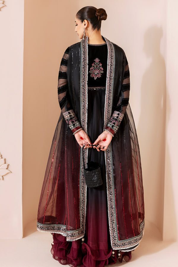 Jazmin | Chandni Velvet Formals 25 | Embroidered Velvet Formal CVF D-10 - by Libasekhas UK - Registered Vendor of : Jazmin - 100% Original Designer Dress