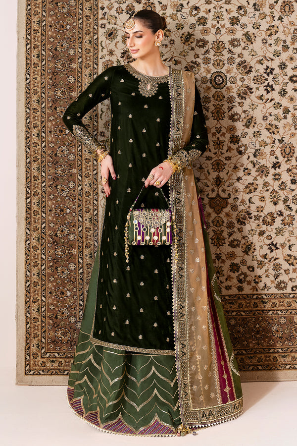 Jazmin | Chandni Velvet Formals 25 | Embroidered Velvet Formal CVF D-09 - by Libasekhas UK - Registered Vendor of : Jazmin - 100% Original Designer Dress