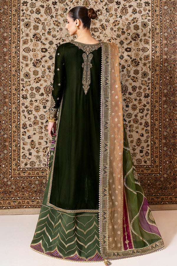 Jazmin | Chandni Velvet Formals 25 | Embroidered Velvet Formal CVF D-09 - by Libasekhas UK - Registered Vendor of : Jazmin - 100% Original Designer Dress