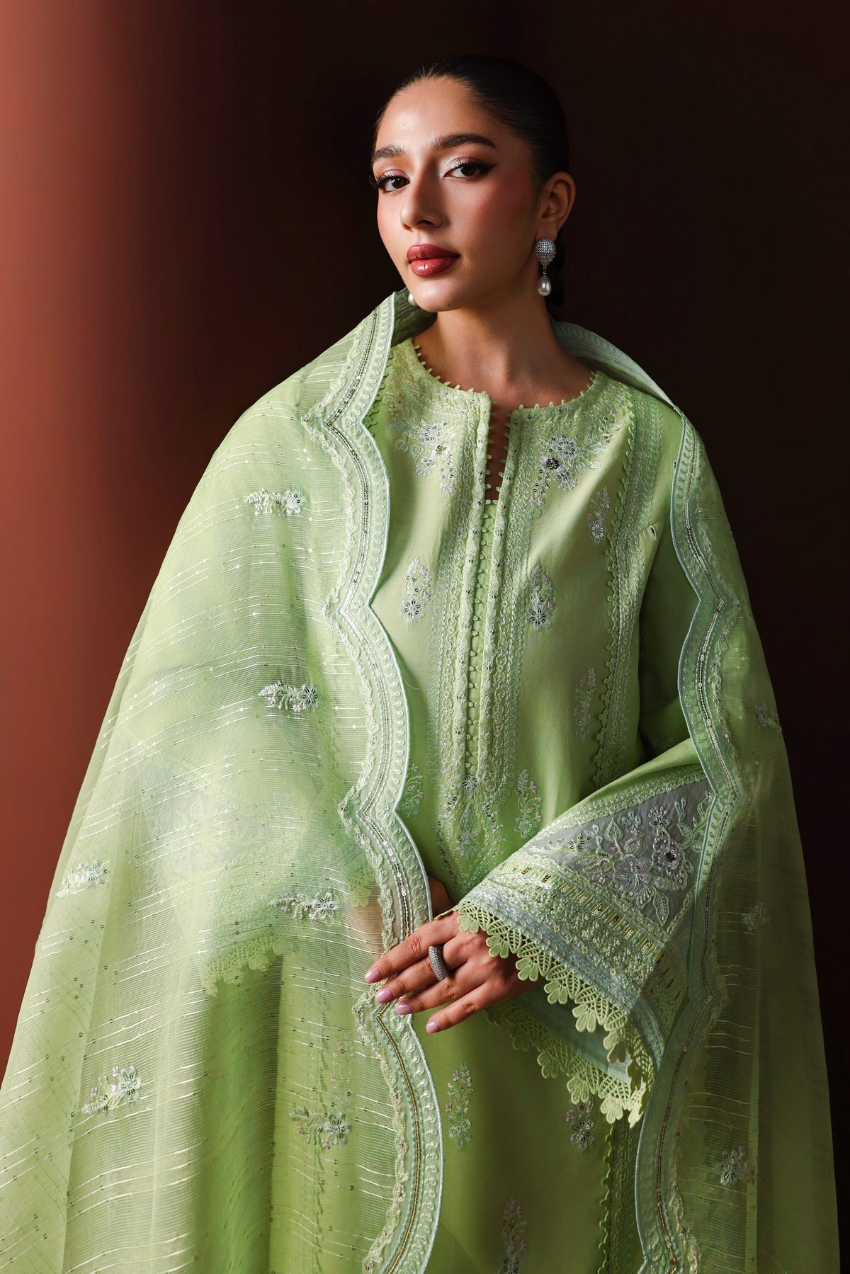 Akbar Aslam | Elan Luxury Lawn 26 | Nayeli - by Libasekhas UK - Registered Vendor of : Akbar Aslam - 100% Original Designer Dress
