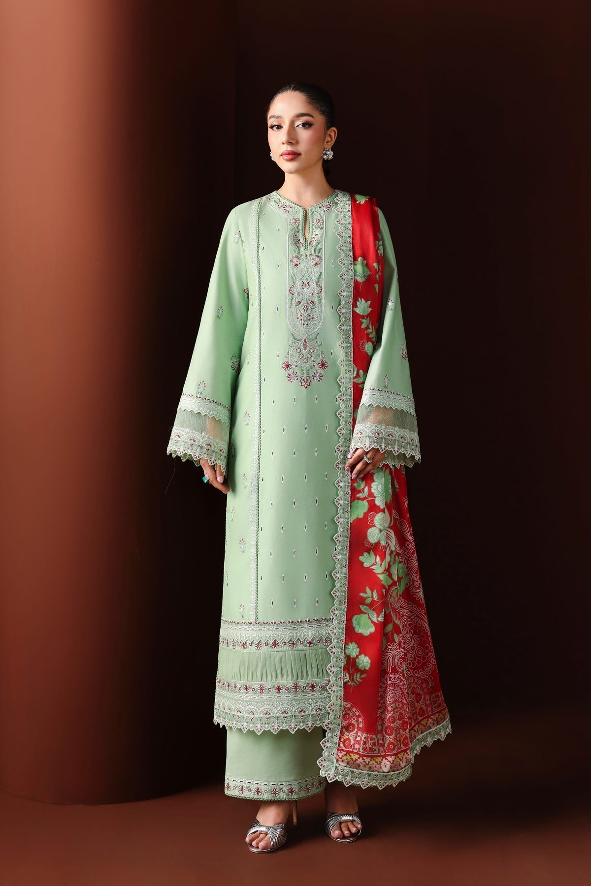 Akbar Aslam | Elan Luxury Lawn 26 | Almira - by Libasekhas UK - Registered Vendor of : Akbar Aslam - 100% Original Designer Dress