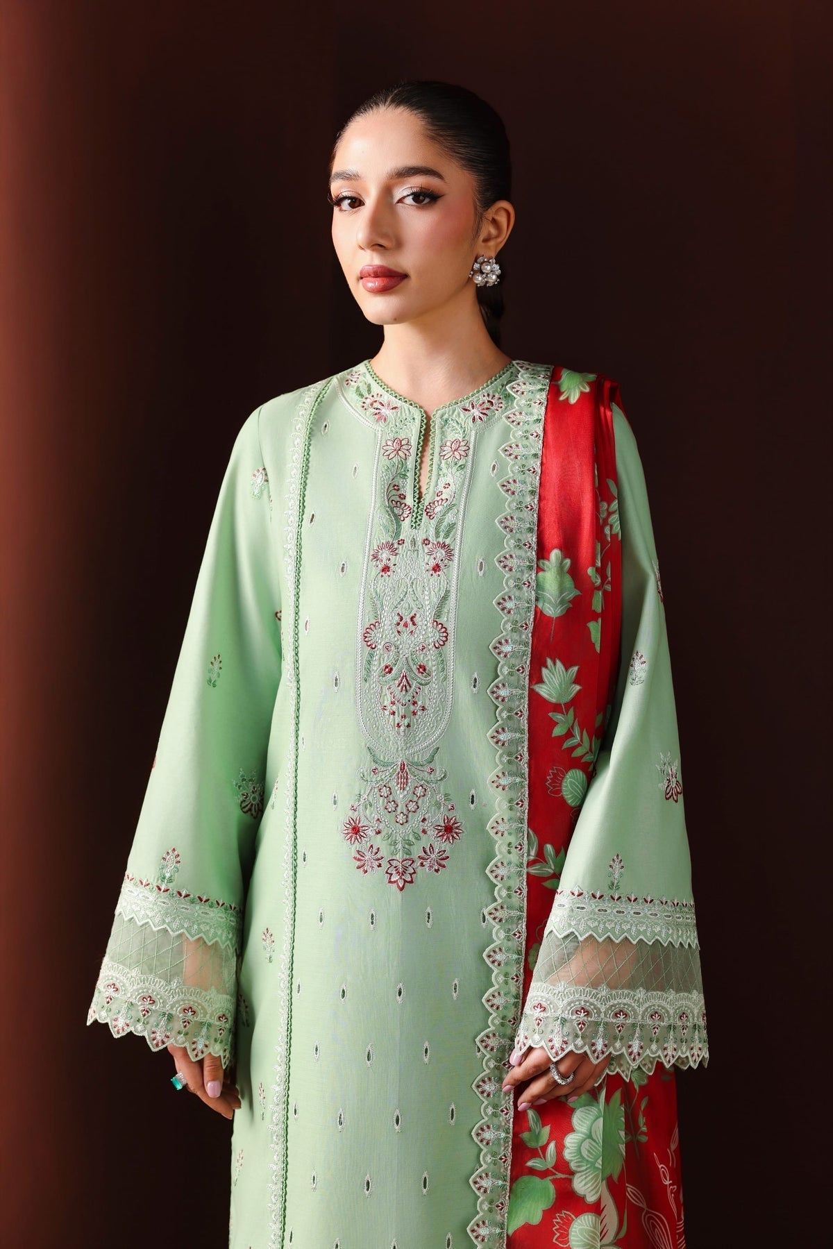 Akbar Aslam | Elan Luxury Lawn 26 | Almira - by Libasekhas UK - Registered Vendor of : Akbar Aslam - 100% Original Designer Dress