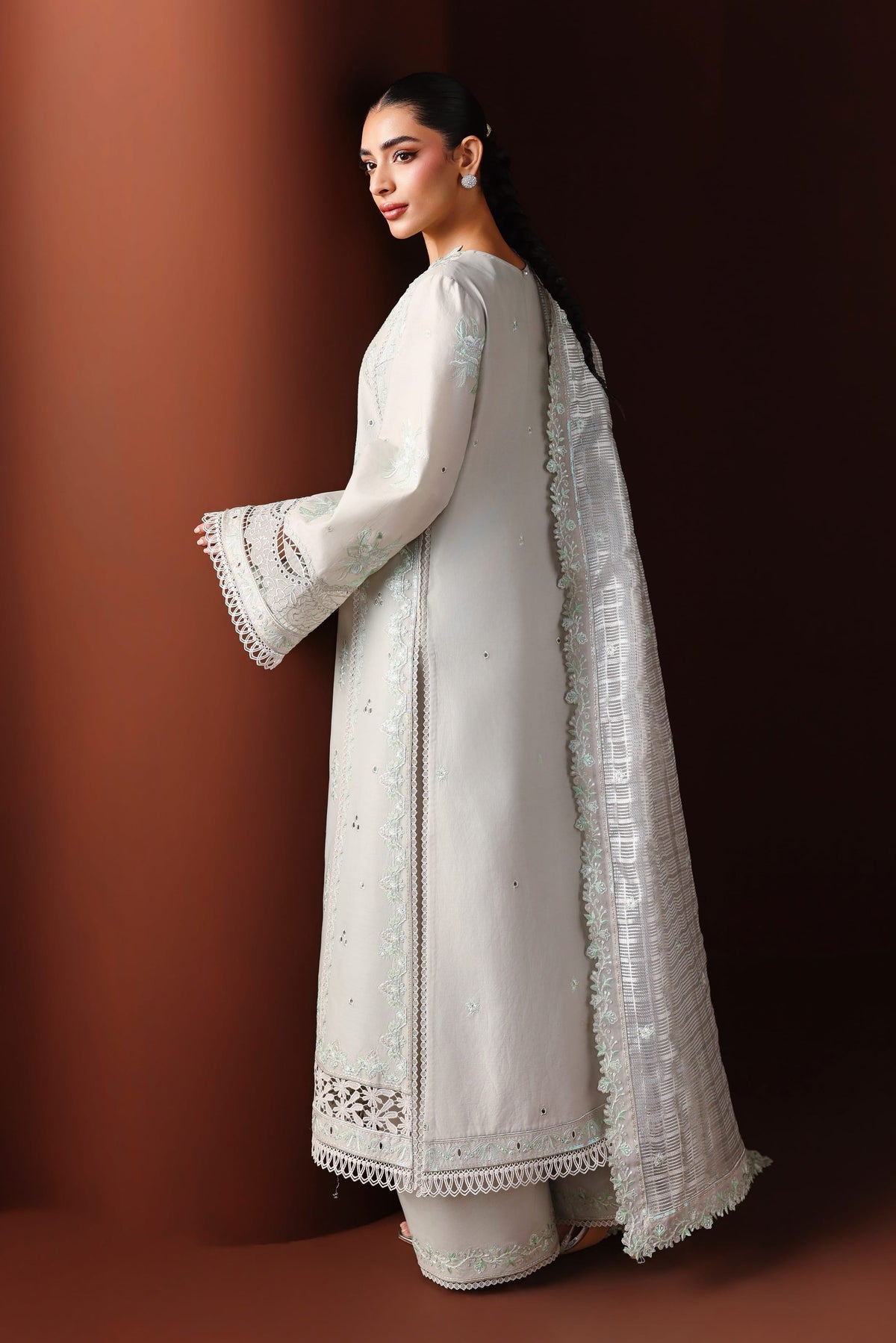 Akbar Aslam | Elan Luxury Lawn 26 | Rumana - by Libasekhas UK - Registered Vendor of : Akbar Aslam - 100% Original Designer Dress
