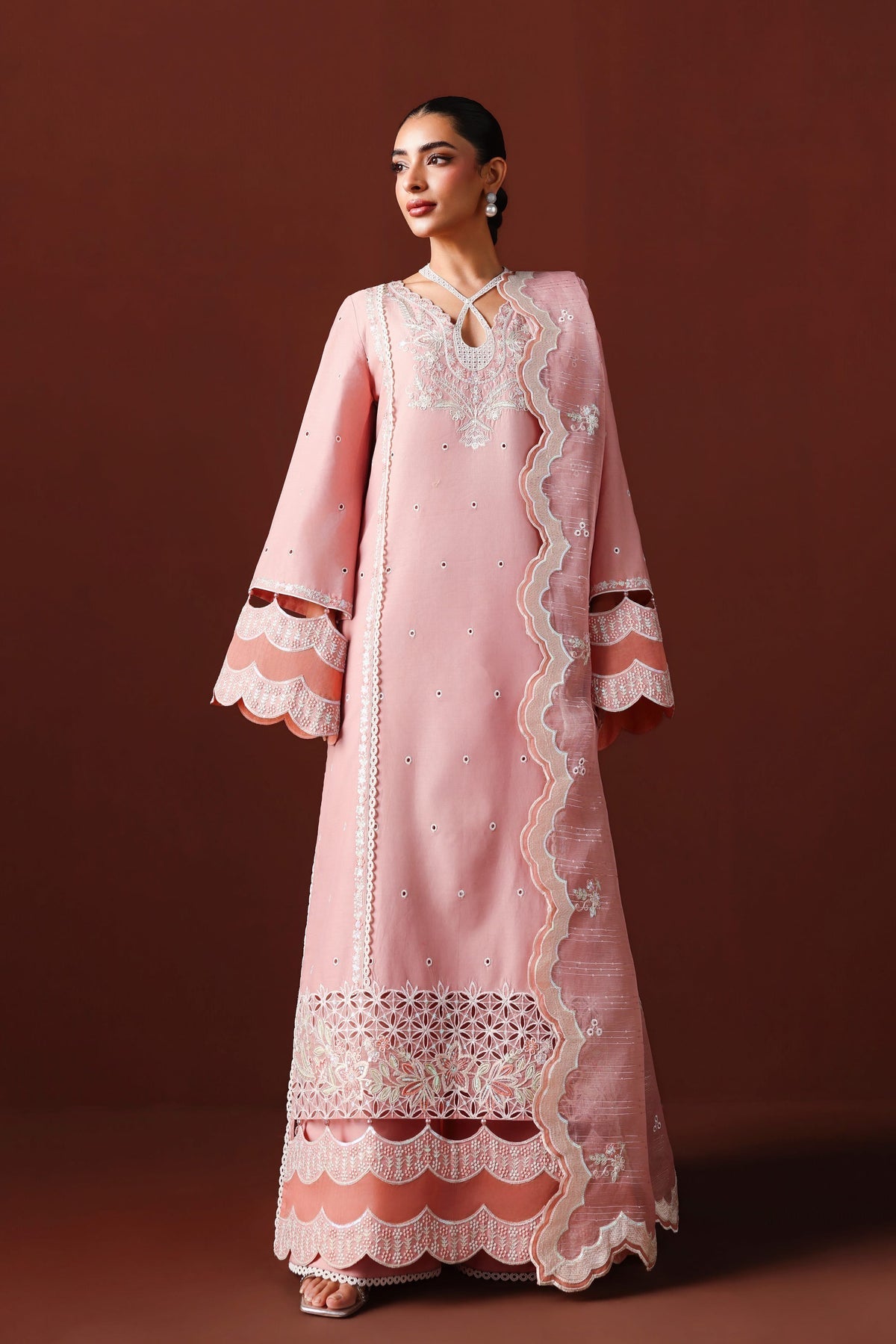 Akbar Aslam | Elan Luxury Lawn 26 | Mehrnaz - by Libasekhas UK - Registered Vendor of : Akbar Aslam - 100% Original Designer Dress