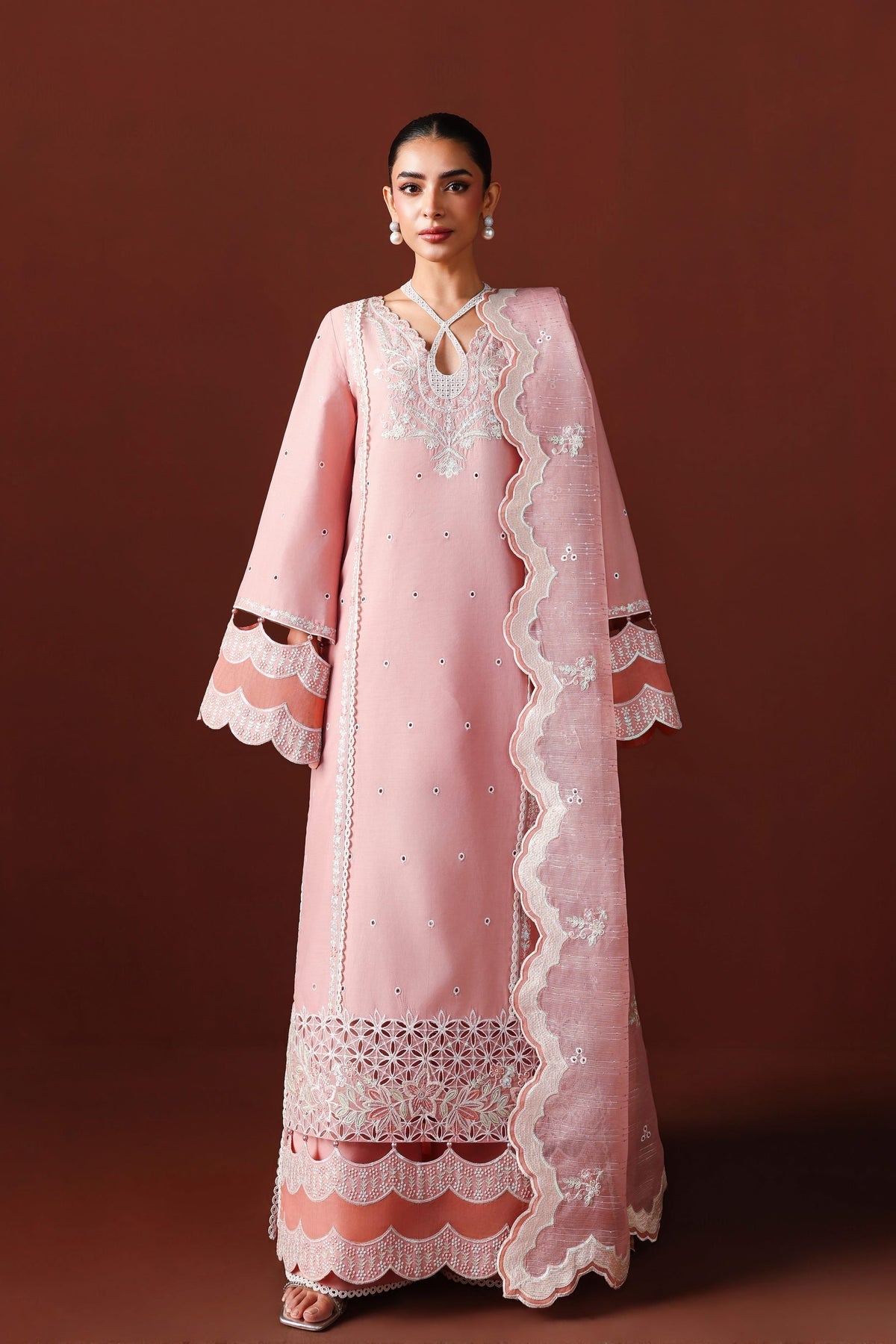 Akbar Aslam | Elan Luxury Lawn 26 | Mehrnaz - by Libasekhas UK - Registered Vendor of : Akbar Aslam - 100% Original Designer Dress