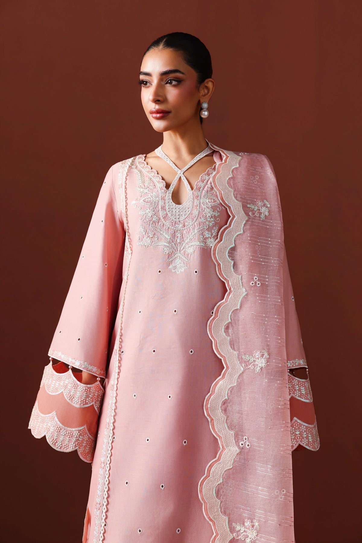 Akbar Aslam | Elan Luxury Lawn 26 | Mehrnaz - by Libasekhas UK - Registered Vendor of : Akbar Aslam - 100% Original Designer Dress