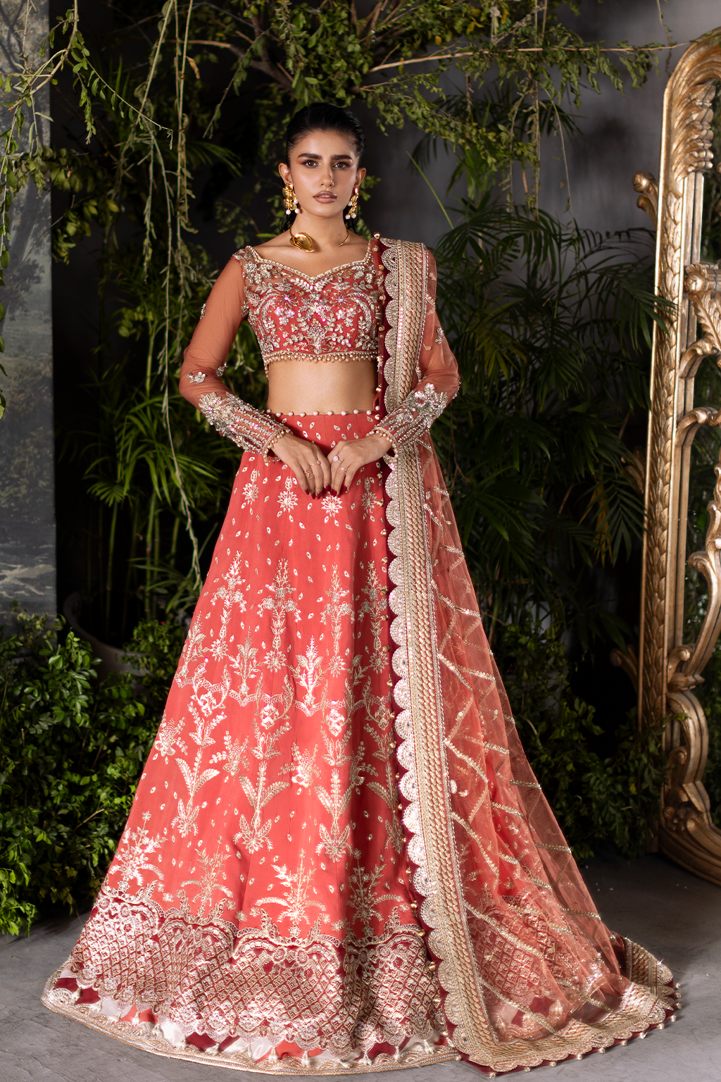 Saad Shaikh | Flurie Vol 3 | Ember Rose - by Libasekhas UK - Registered Vendor of : Saad Shaikh - 100% Original Designer Dress
