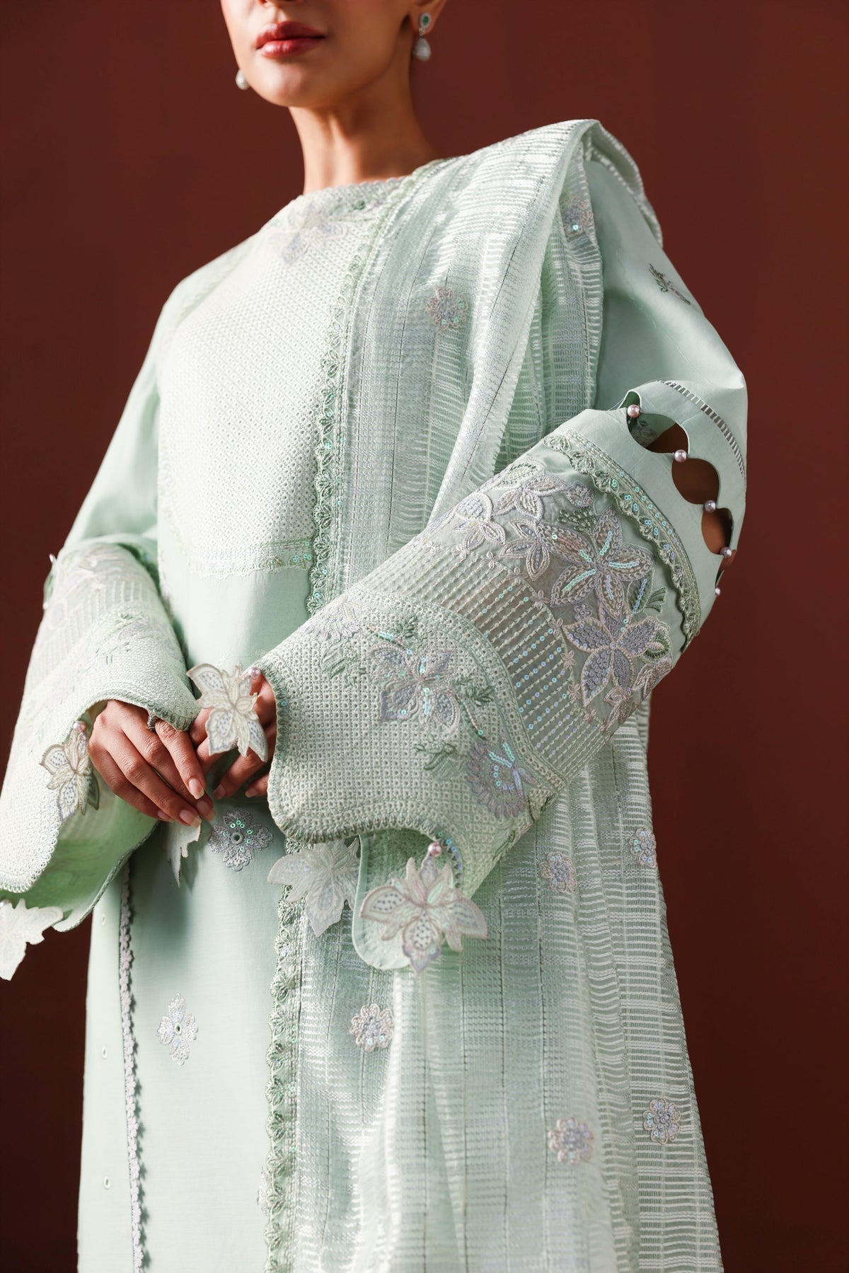 Akbar Aslam | Elan Luxury Lawn 26 | Zayna - by Libasekhas UK - Registered Vendor of : Akbar Aslam - 100% Original Designer Dress