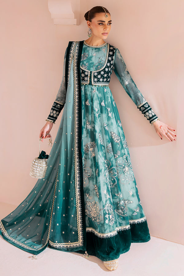 Jazmin | Chandni Velvet Formals 25 | Embroidered Velvet Formal CVF D-06 - by Libasekhas UK - Registered Vendor of : Jazmin - 100% Original Designer Dress