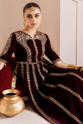 Jazmin | Chandni Velvet Formals 25 | Embroidered Velvet Formal CVF D-12 - by Libasekhas UK - Registered Vendor of : Jazmin - 100% Original Designer Dress