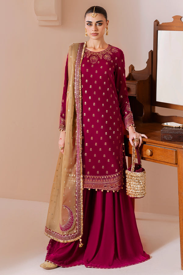 Jazmin | Chandni Velvet Formals 25 | Embroidered Velvet Formal CVF D-11 - by Libasekhas UK - Registered Vendor of : Jazmin - 100% Original Designer Dress