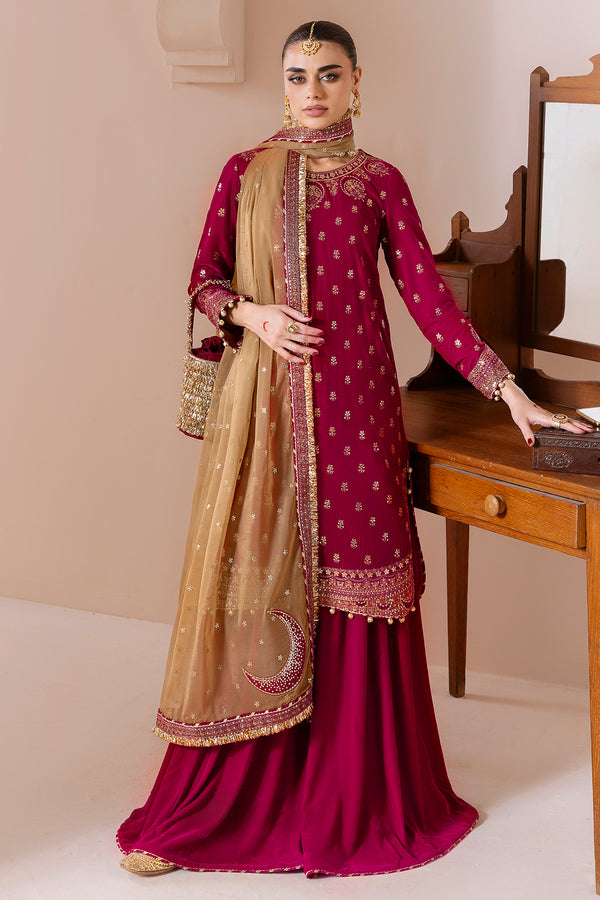 Jazmin | Chandni Velvet Formals 25 | Embroidered Velvet Formal CVF D-11 - by Libasekhas UK - Registered Vendor of : Jazmin - 100% Original Designer Dress
