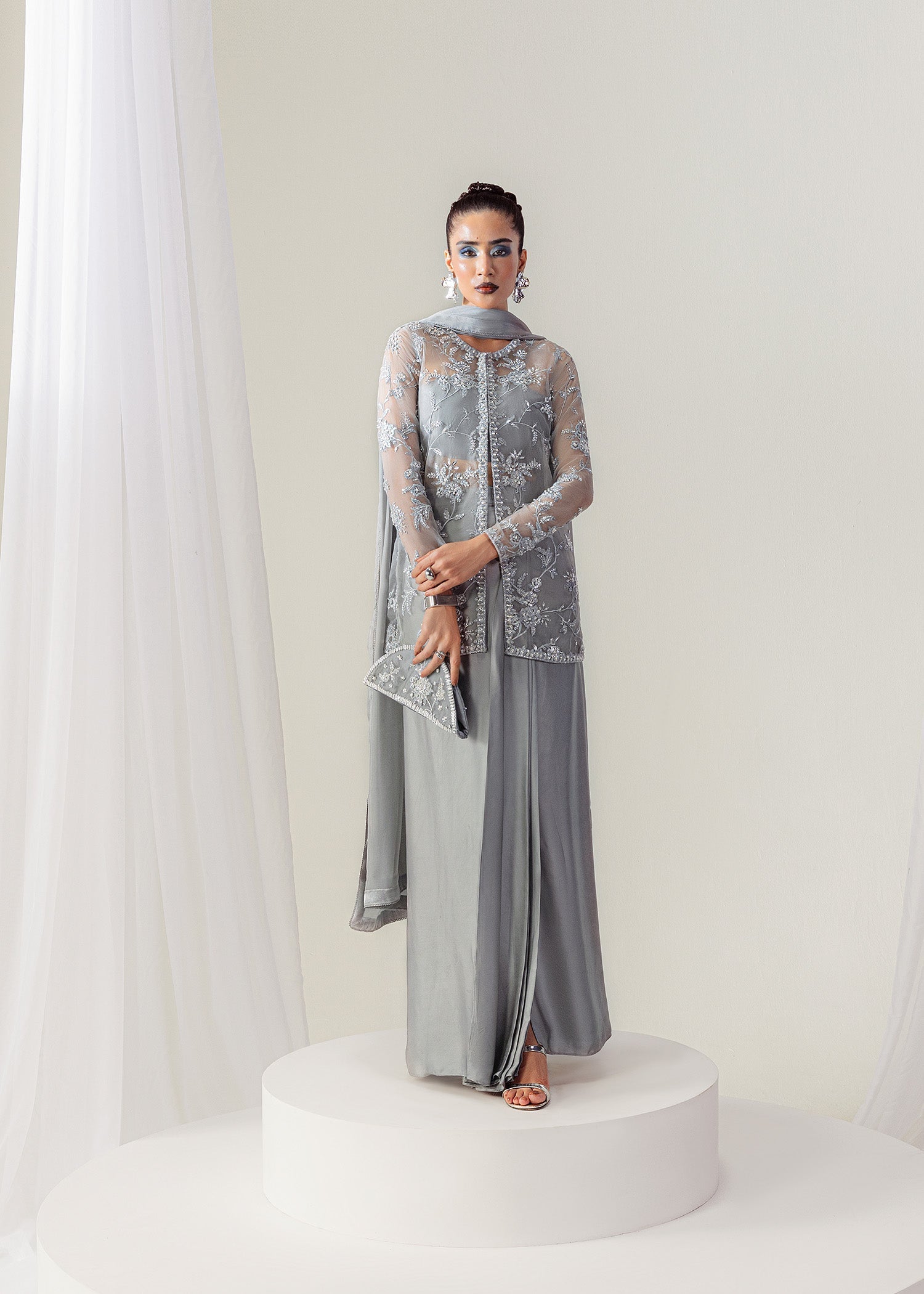 Mahum Asad | The Sirens | Moonlit - by Libasekhas UK - Registered Vendor of : Mahum Asad - 100% Original Designer Dress