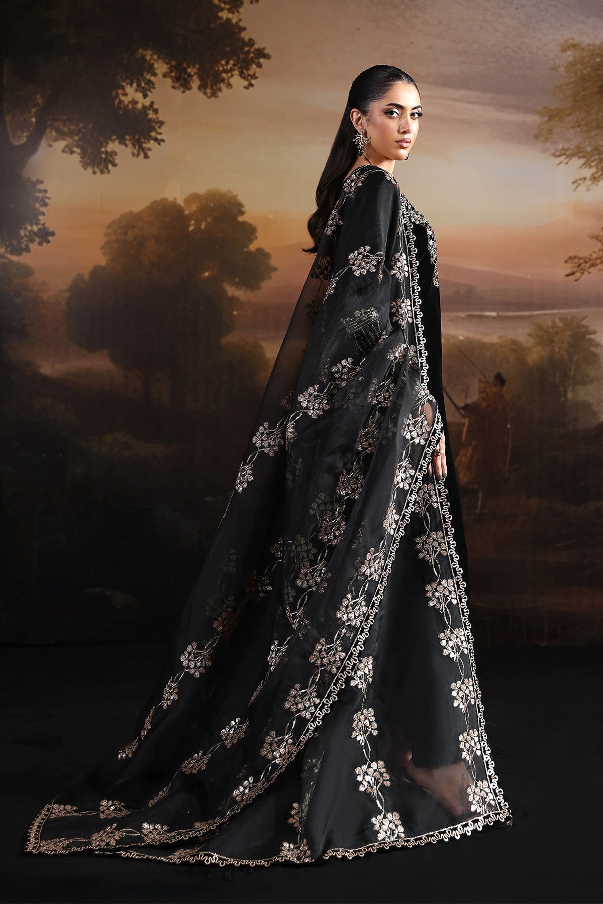 Alizeh | Lamour 25 | AF-VLT-2212-Celeste - by Libasekhas UK - Registered Vendor of : Alizeh - 100% Original Designer Dress