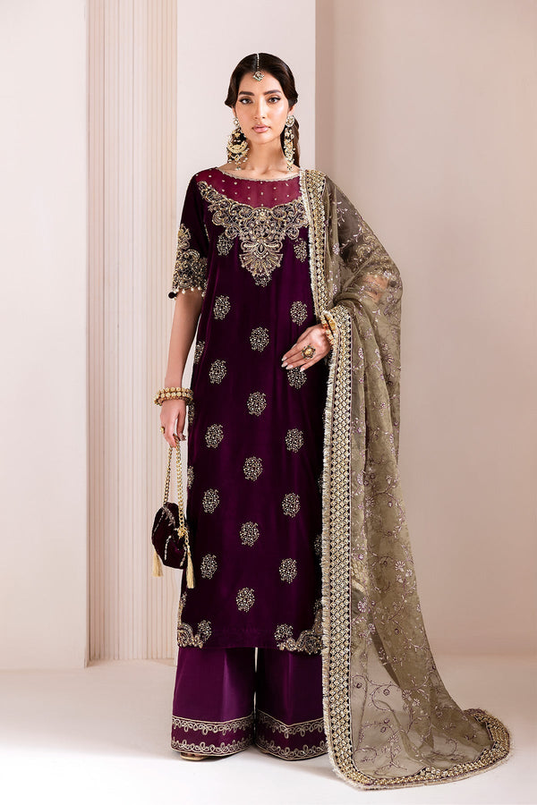 Alizeh | Makhmal Luxury Velvet Edit | Zarlish - by Libasekhas UK - Registered Vendor of : Alizeh - 100% Original Designer Dress