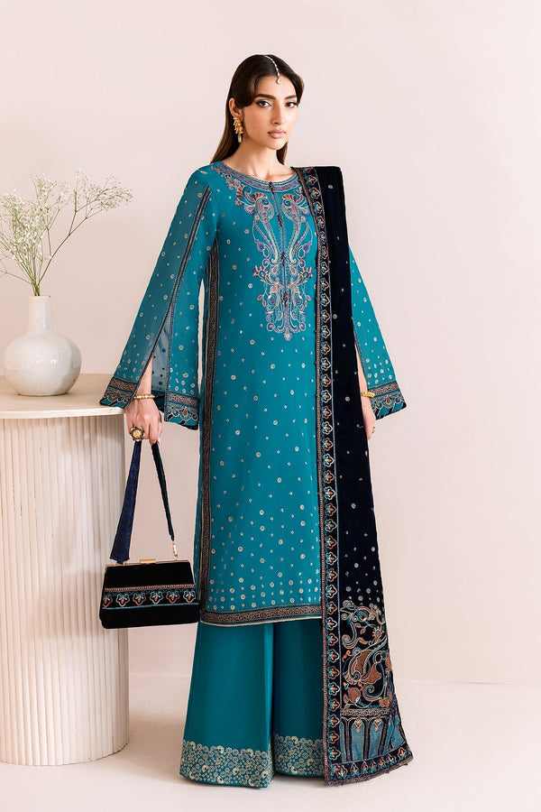 Alizeh | Makhmal Luxury Velvet Edit | Nelofer - by Libasekhas UK - Registered Vendor of : Alizeh - 100% Original Designer Dress