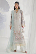 Qalamkar | Luxe Silk 25 | LK-06 NELE - by Libasekhas UK - Registered Vendor of : Qalamkar - 100% Original Designer Dress