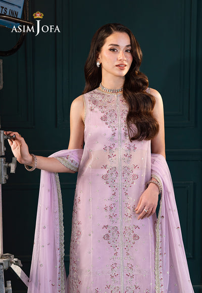 Asim Jofa | Lumiere Formals | AJLFC-09 EMBROIDERED SOFT NET ORGANZA - by Libasekhas UK - Registered Vendor of : Asim Jofa - 100% Original Designer Dress