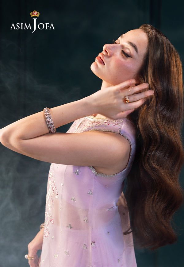 Asim Jofa | Lumiere Formals | AJLFC-09 EMBROIDERED SOFT NET ORGANZA - by Libasekhas UK - Registered Vendor of : Asim Jofa - 100% Original Designer Dress