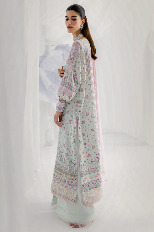 Qalamkar | Luxe Silk 25 | LK-07 IDA - by Libasekhas UK - Registered Vendor of : Qalamkar - 100% Original Designer Dress