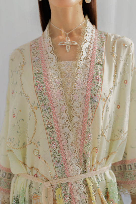Qalamkar | Luxe Silk 25 | LK-05 ELSA - by Libasekhas UK - Registered Vendor of : Qalamkar - 100% Original Designer Dress