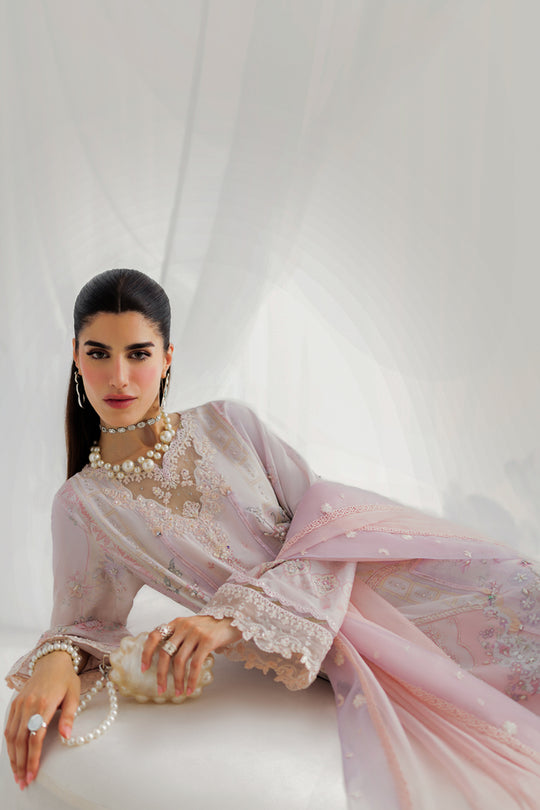Qalamkar | Luxe Silk 25 | LK-04 MARLENE - by Libasekhas UK - Registered Vendor of : Qalamkar - 100% Original Designer Dress