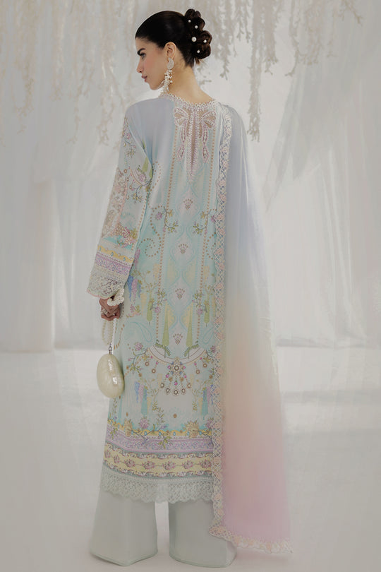 Qalamkar | Luxe Silk 25 | LK-01 KEEVA - by Libasekhas UK - Registered Vendor of : Qalamkar - 100% Original Designer Dress